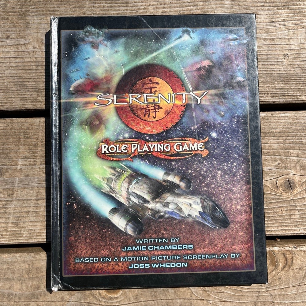 Serenity Roleplaying Game HC2005 HC Sci-Fi RPG Book Joss Whedon Firefly MWP1001